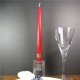 Bolsius Candles - Premium 24.5cm Red Dinner Taper Candles